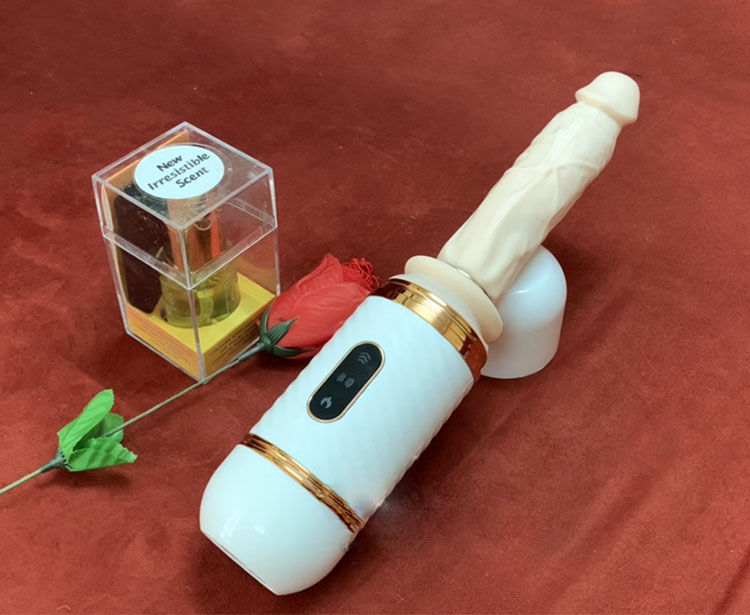 Dương vật giả Cyclone Fire rung thụt điều khiển xa sưởi ấm sạc USB kích thích mạnh