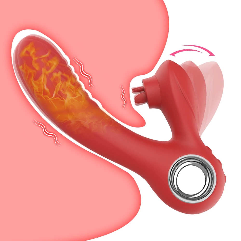 Dương Vật Giả Rung Mạnh Phát Nhiệt Kích Thích Massage Điểm G Sung Sướng