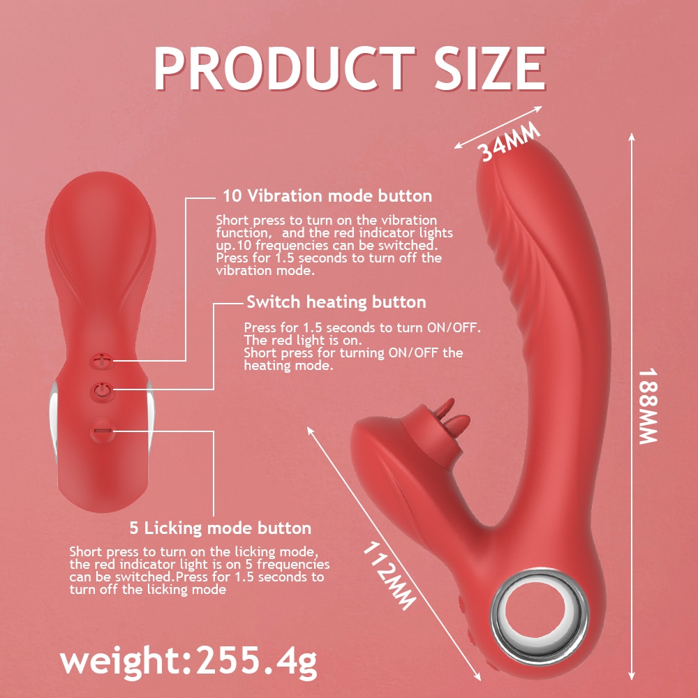 Dương Vật Giả Rung Mạnh Phát Nhiệt Kích Thích Massage Điểm G Sung Sướng