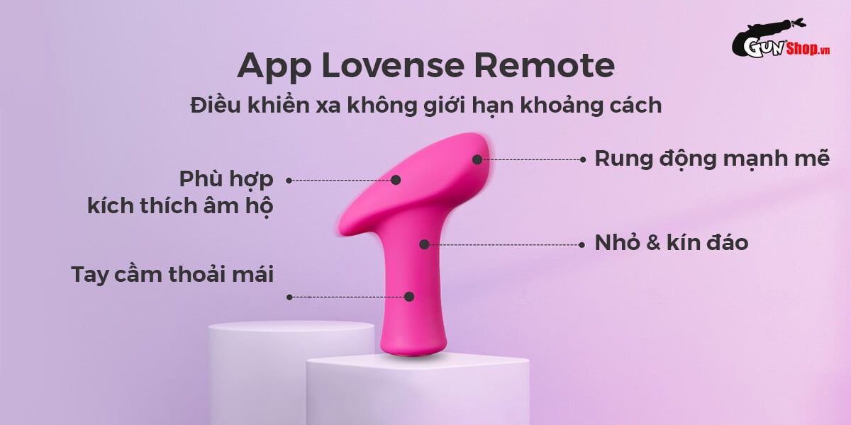 Máy Massage Điểm G Lovense Ambi App Điện Thoại Kích Thích