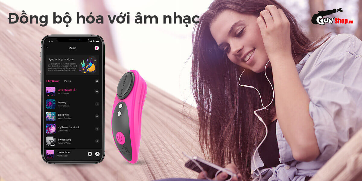 Lovense Ferri máy rung điểm G gắn quần lót cực mạnh kích thích