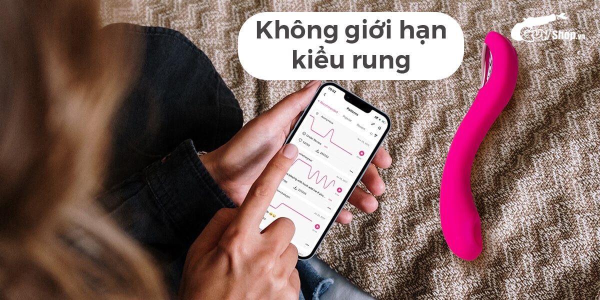 Lovense Osci 2 máy massage điểm G thông minh điều khiển Bluetooth