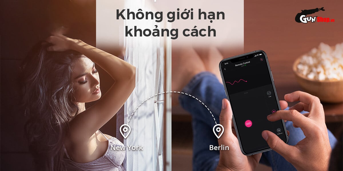 Lovense Osci 2 máy massage điểm G thông minh điều khiển Bluetooth
