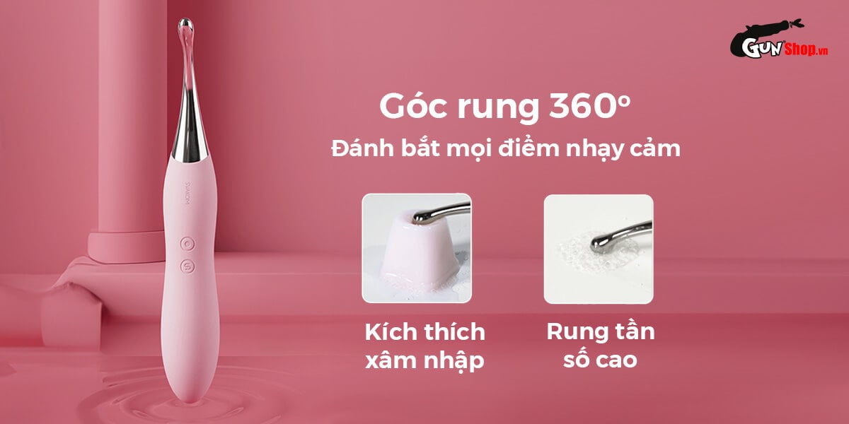 Máy Massage Svakom Beatrice 2 Đầu Rung Kích Thích Điểm G Cực Mạnh