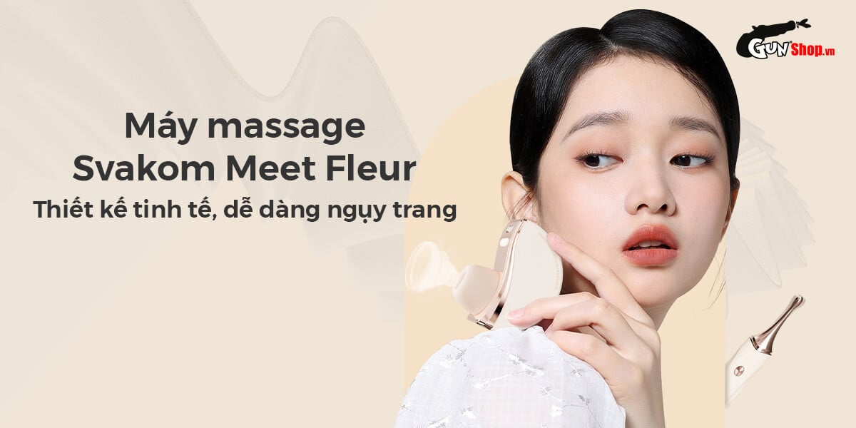 Máy Massage Svakom Fleur Rung Bú Mút Toả Nhiệt Mua Ngay