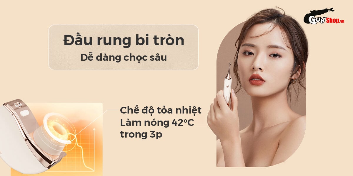 Máy Massage Svakom Fleur Rung Bú Mút Toả Nhiệt Mua Ngay