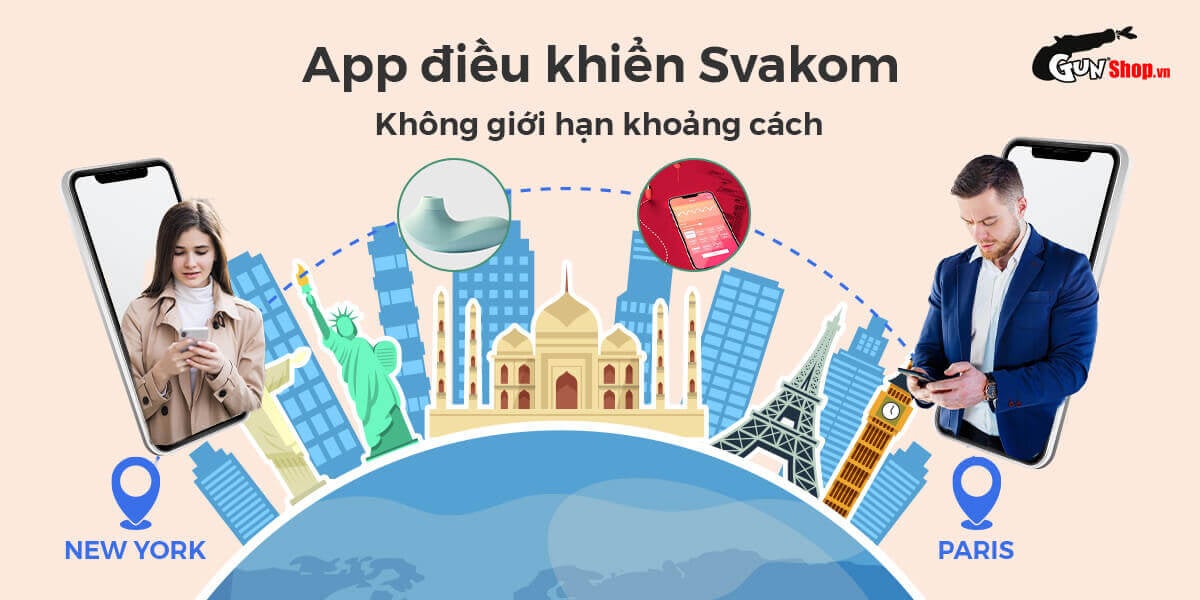Máy massage điểm G Svakom Pulse Lite Neo bú hút pin sạc bluetooth