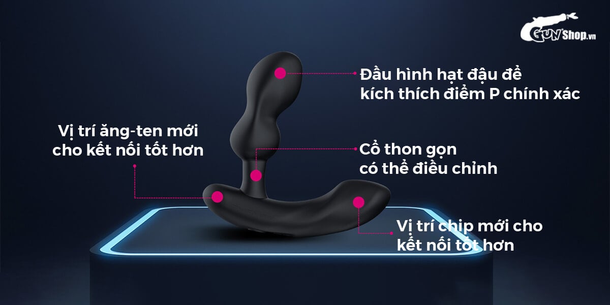 Lovense Edge 2 máy massage tuyến tiền liệt L hình điều khiển app tiện lợi Lovense Edge 2 máy massage tuyến tiền liệt L hình điều khiển app tiện lợi