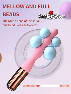 Máy rung hậu môn dạng chuỗi Bead Elementary sạc USB kích thích mạnh