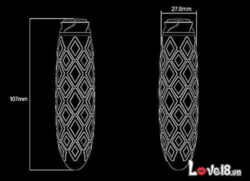 Máy rung mini Dorr Foxy Diamond cao cấp - Siêu hưng phấn, an toàn