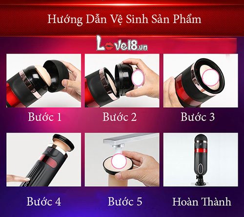 Máy Âm Đạo Giả FreeLander Cao Cấp Rung Thụt Mạnh Nhật Bản Pin Sạc