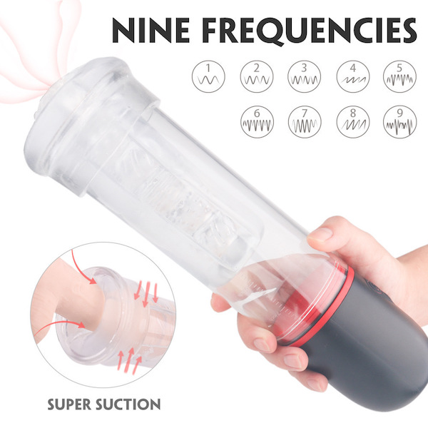 Máy tập dương vật S-Hande Air 2 tự động tăng kích cỡ, rung hút mạnh