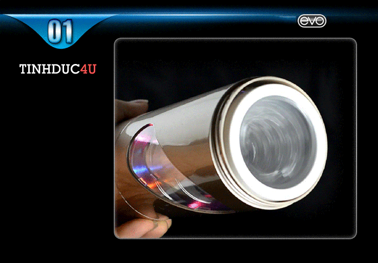 Âm Đạo Giả Evo Nhật Bản Xoay Tự Động Hút Ẩm Cực Đã