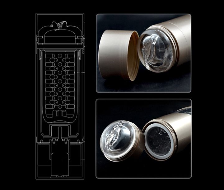 Âm Đạo Giả Evo Nhật Bản Xoay Tự Động Hút Ẩm Cực Đã