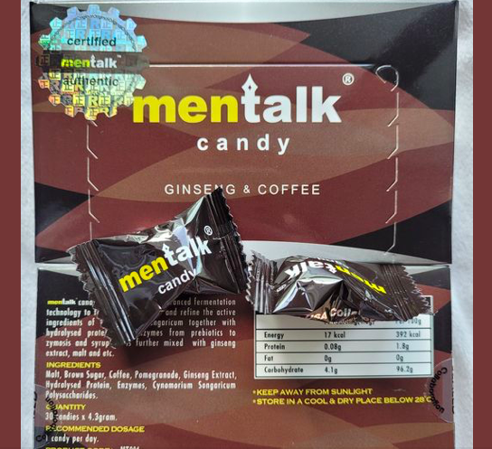 Kẹo nhân sâm Mentalk Candy sinh lực dồi dào hấp dẫn bùa yêu