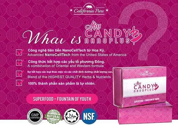 Kẹo sâm Miss Candy B tăng sinh lý nữ kích thích ham muốn Kẹo sâm Miss Candy B tăng sinh lý nữ kích thích ham muốn