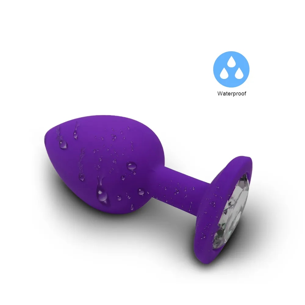 Phích cắm hậu môn silicone mềm mịn 3 size thoải mái kích thích