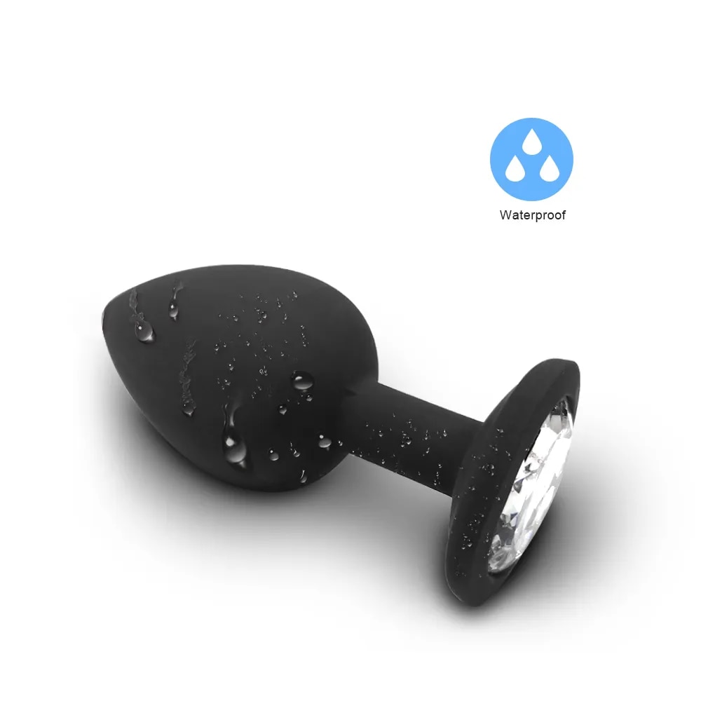 Phích cắm hậu môn silicone mềm mịn 3 size thoải mái kích thích