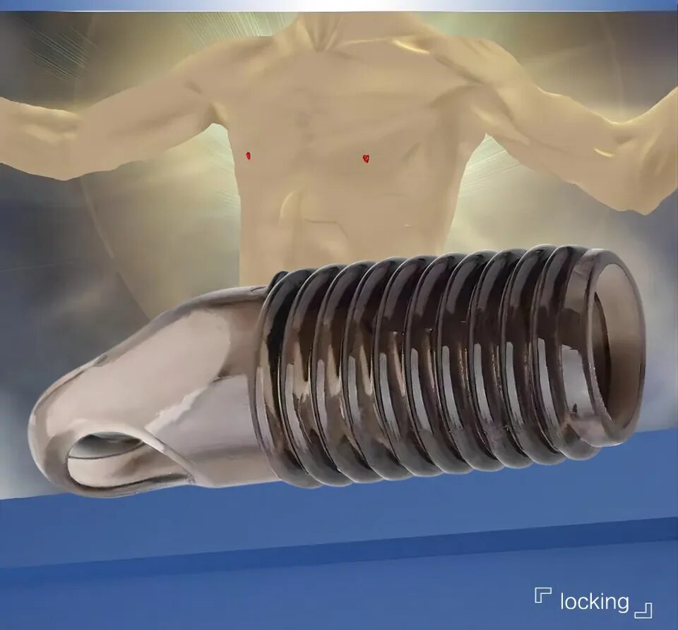 Bao Cao Su Đôn Dên Có Quai Đeo Bìu Tăng Kích Thước Kéo Dài Thời Gian