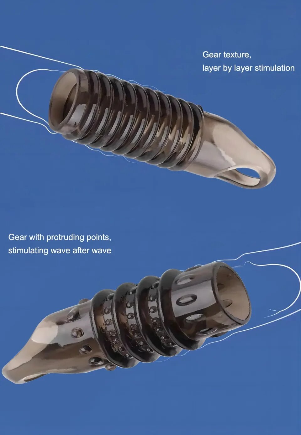 Bao Cao Su Đôn Dên Có Quai Đeo Bìu Tăng Kích Thước Kéo Dài Thời Gian