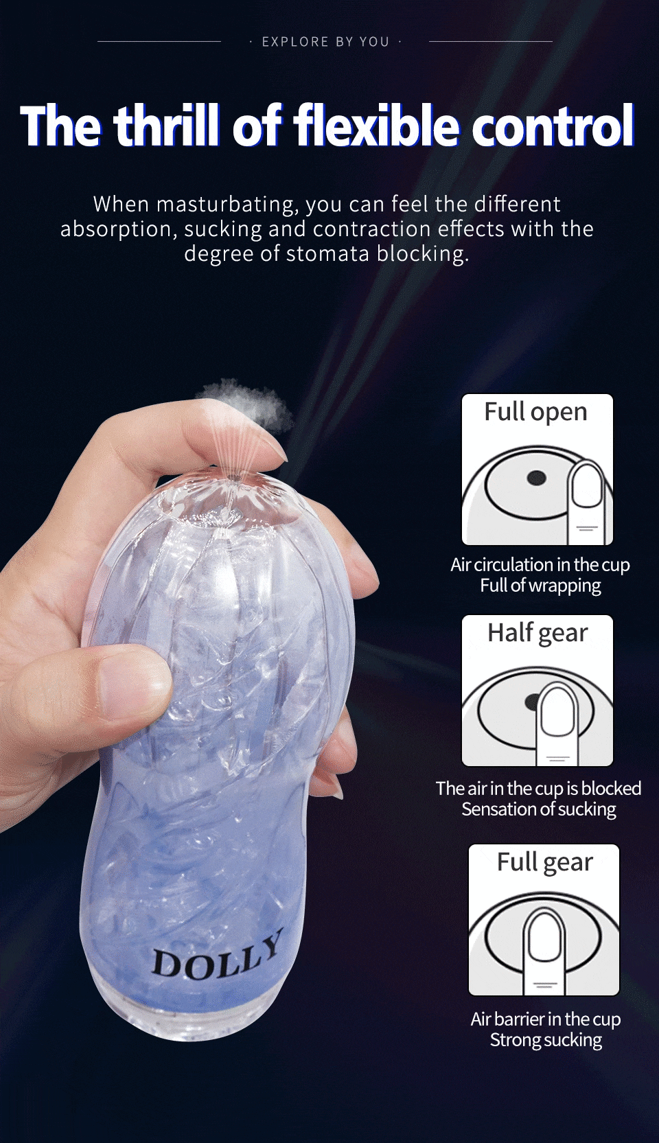 Cốc Thủ Dâm Silicon Dolly Siêu Mềm Mát - Mua Ngay Khuyến Mãi