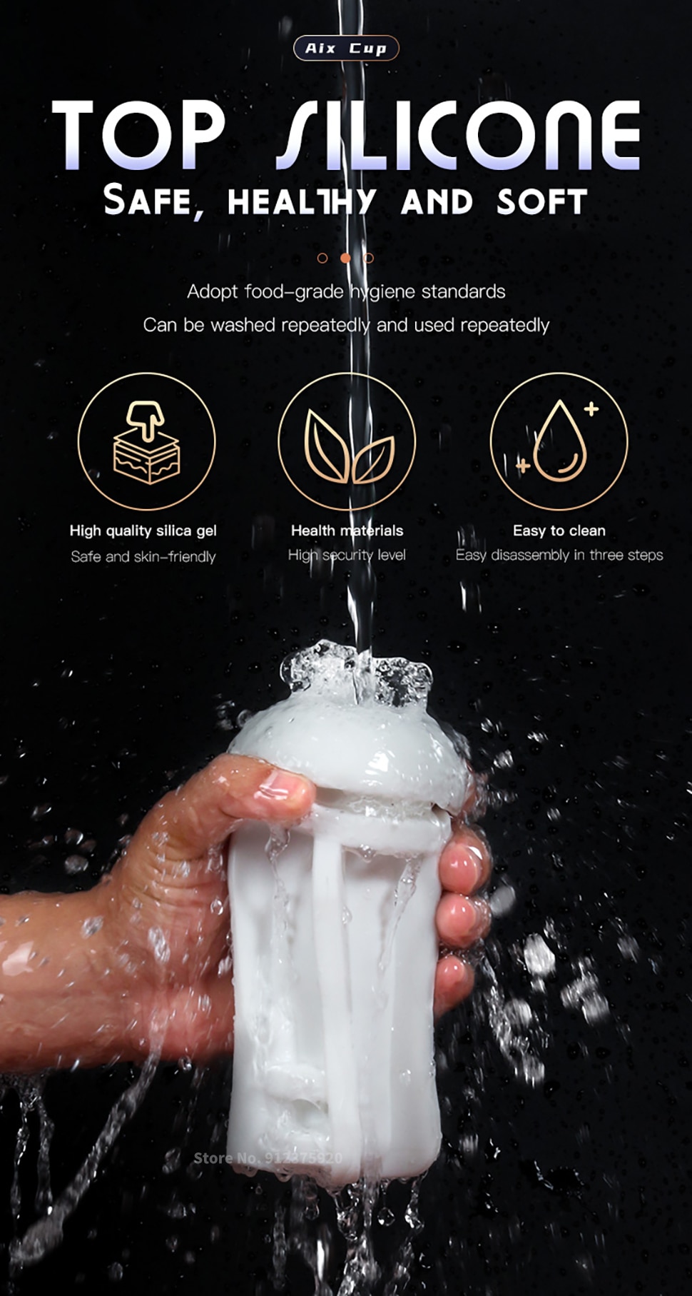 Âm đạo giả Fanle Aix rung mạnh co bóp bú hút kích thích