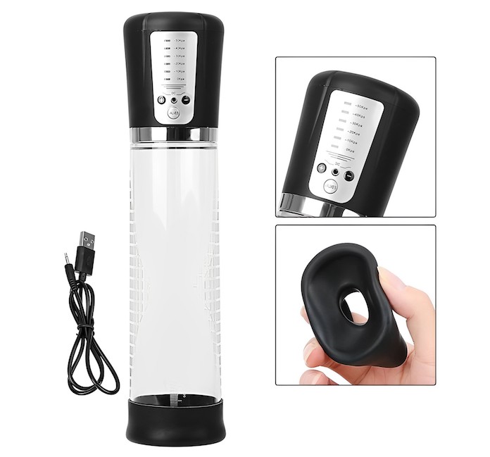 Máy tập dương vật tự động Penis Pump tăng size kéo dài thời gian