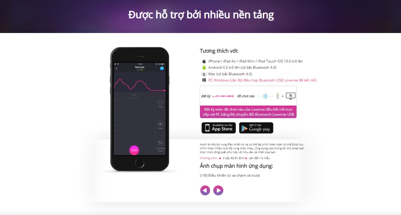Phích Cắm Hậu Môn Rung Mạnh Nhất - Điều Khiển App Lovense