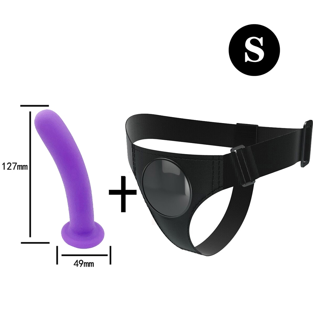 Dương vật giả silicon siêu mềm co giãn dây đeo, sextoy đồng tính nữ, kích thích mạnh