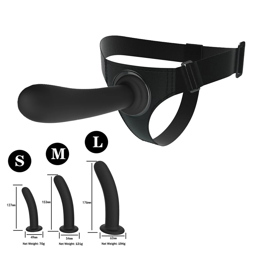 Dương vật giả silicon siêu mềm co giãn dây đeo, sextoy đồng tính nữ, kích thích mạnh