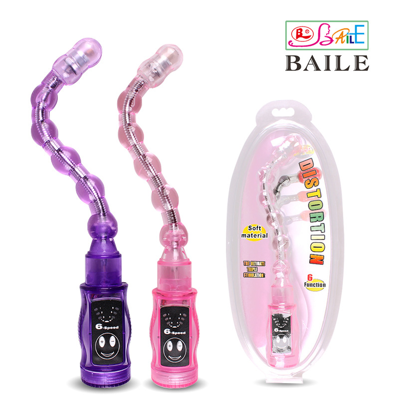 Que rung hậu môn chuỗi Baile 6 chế độ kích thích mạnh mẽ sôi động Que rung hậu môn chuỗi Baile 6 chế độ kích thích mạnh mẽ sôi động