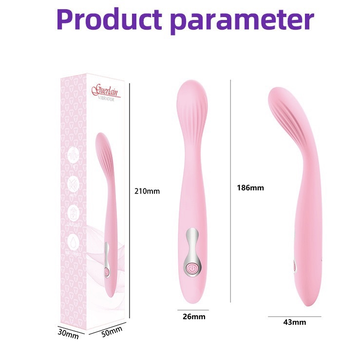 Que Rung Móc Điểm G Guerlani Silicone Pin Sạc 10 Chế Độ