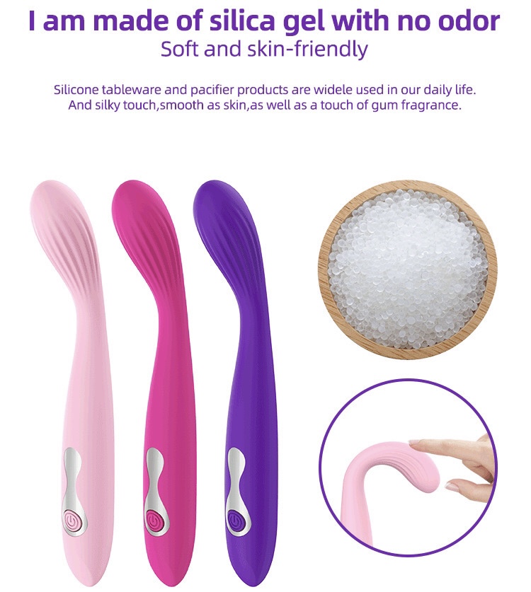 Que Rung Móc Điểm G Guerlani Silicone Pin Sạc 10 Chế Độ