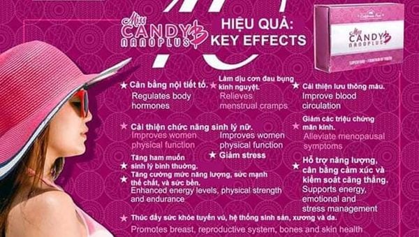 Kẹo sâm Miss Candy B tăng sinh lý nữ kích thích ham muốn