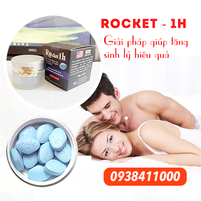 Rocket 1h Mỹ chính hãng tăng cường sinh lý Nam giới bền lâu