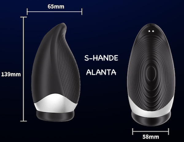 Âm đạo giả S-Hande Alanta rung thụt sưởi ấm kích thích mạnh
