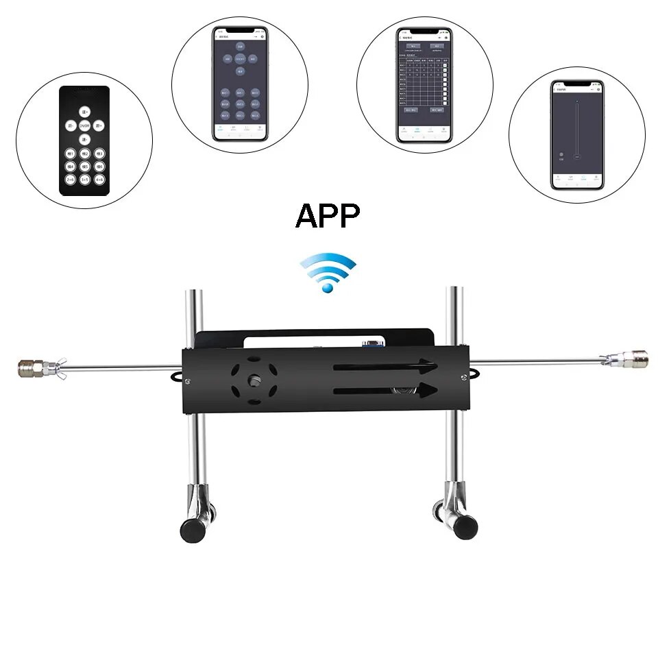 Máy làm tình tự động 2 đầu FREDORCH F21S điều khiển app cao cấp