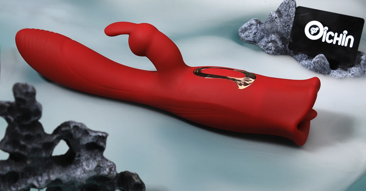 Sextoy đôi đầu rung mạnh kích thích điểm G liếm âm vật xúc cảm