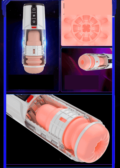 Âm đạo giả rung thụt sưởi ấm Space Sex cao cấp tự động