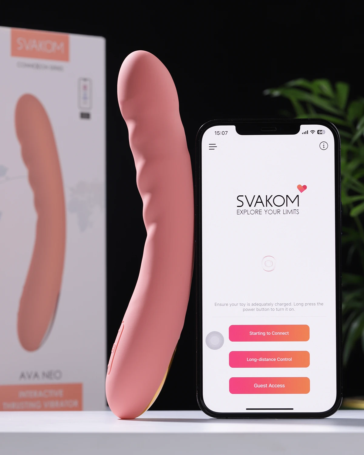 Máy massage rung thụt Svakom Ava Neo điều khiển app giá tốt
