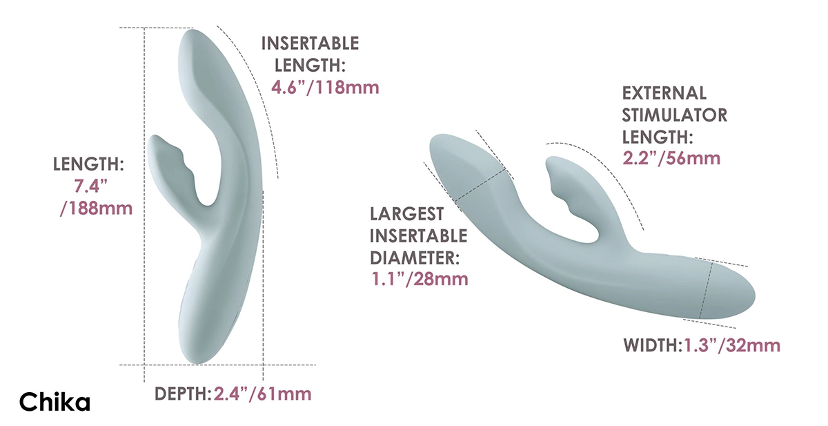Đồ chơi Svakom Chika sưởi ấm kích thích điểm G âm vật