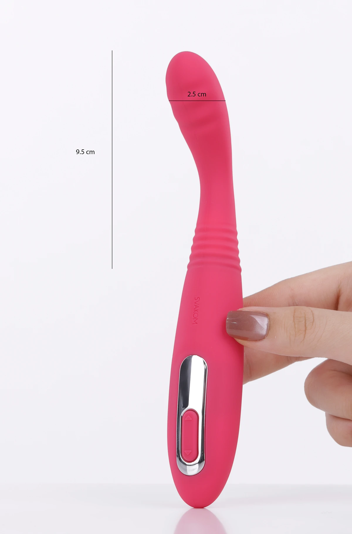 Máy Rung Thụt Svakom Cici II Mềm Mịn Kích Thích Điểm G Hàng Chính Hãng