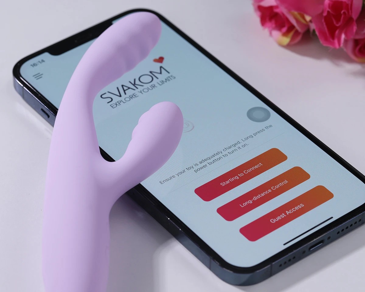 Dương vật giả Svakom Cici Plus 2 rung mạnh 5 chế độ điều khiển App