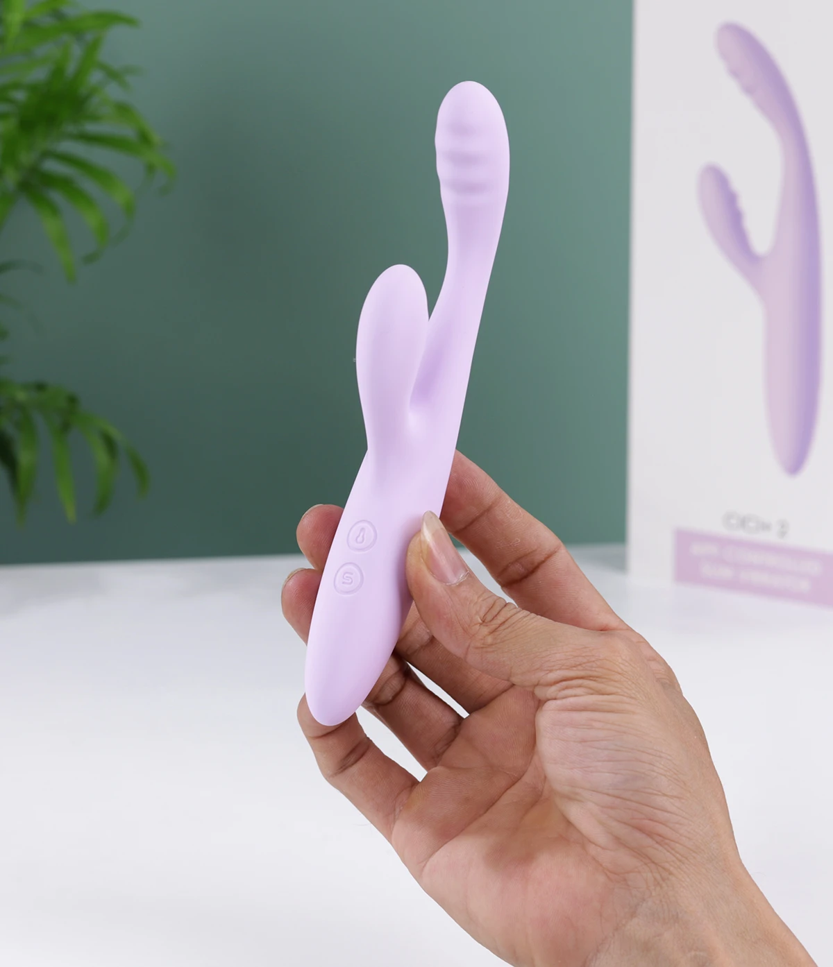 Dương vật giả Svakom Cici Plus 2 rung mạnh 5 chế độ điều khiển App