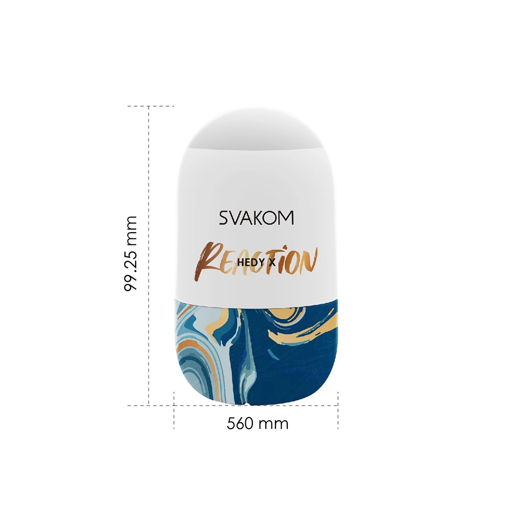 Âm đạo giả nhỏ gọn Svakom Hedy X silicone cao cấp siêu thực