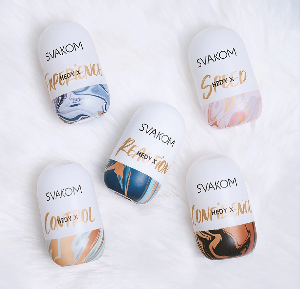 Âm đạo giả nhỏ gọn Svakom Hedy X silicone cao cấp siêu thực