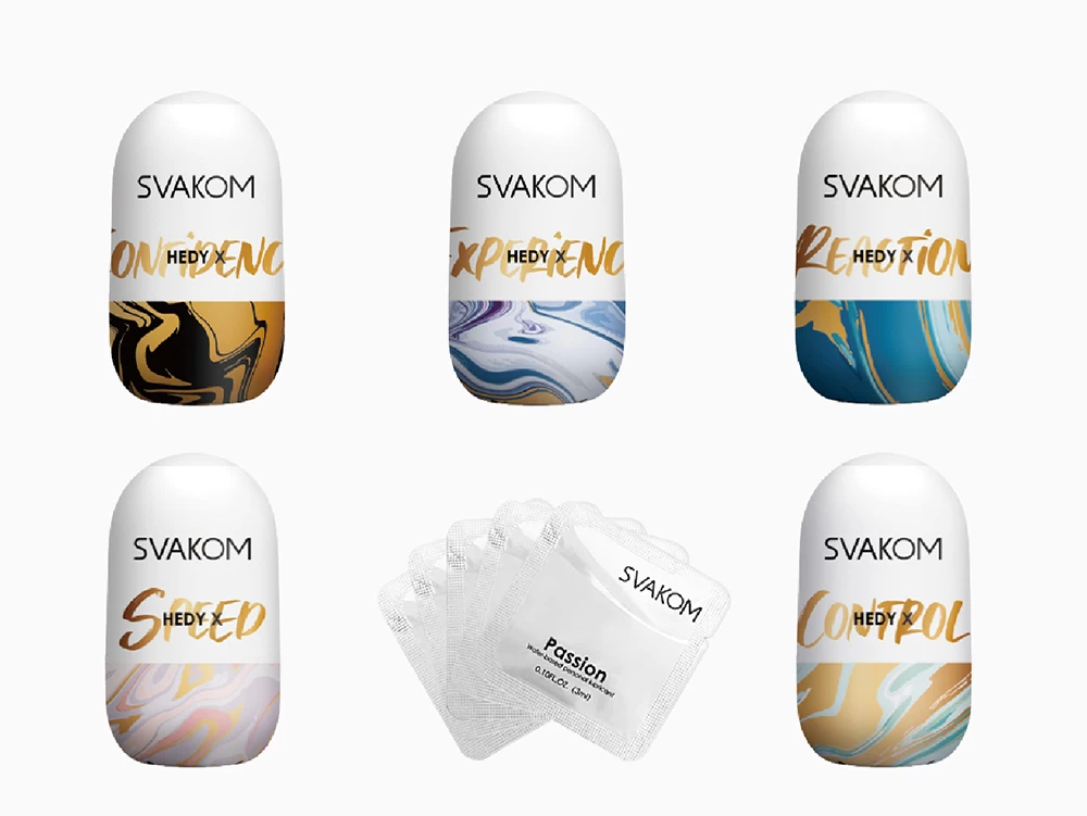 Âm đạo giả nhỏ gọn Svakom Hedy X silicone cao cấp siêu thực