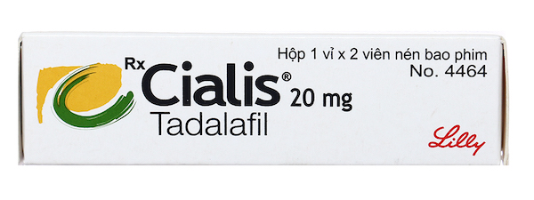 Thuốc cường dương Cialis 20mg hộp 4 viên tăng sinh lực mạnh mẽ