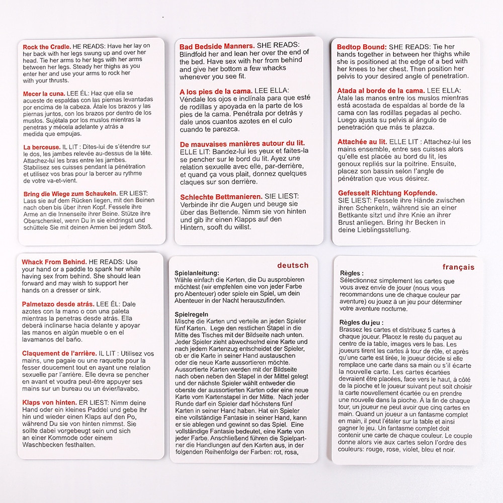 50 tư thế quan hệ tình dục độc đáo Bộ bài tú lơ khơ cho đôi bạn