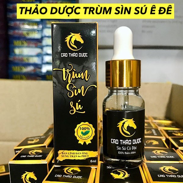 Trùm sìn sú 10ml xịt Ê Đê thảo dược kéo dài thời gian quan hệ